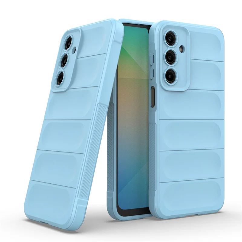 For Samsung Galaxy A36 5G / A56 5G Case Anti-Drop Soft TPU Rugged Phone Back Cover - Baby Blue