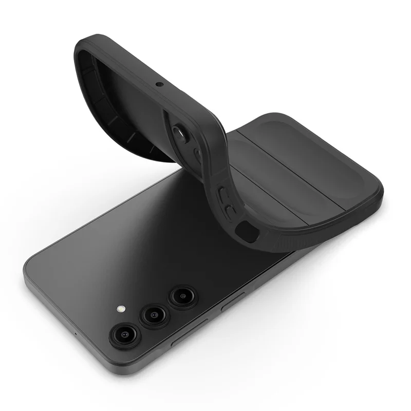 For Samsung Galaxy A56 5G Case Anti-Drop Soft TPU Rugged Phone Back Cover - White