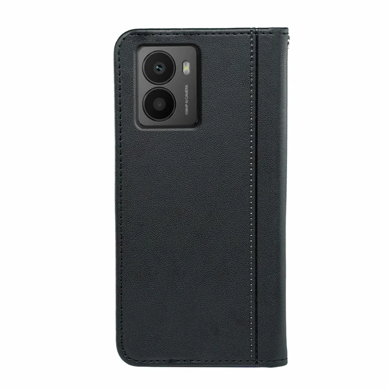 HX01 For HMD Fusion 5G Wallet Case Magnetic Closing PU Leather Phone Cover - Black