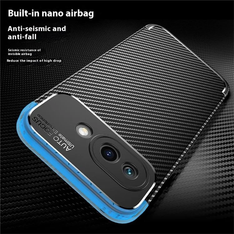 Funda para Google Pixel 9a, textura de fibra de carbono, cubierta de teléfono TPU con disipación de calor