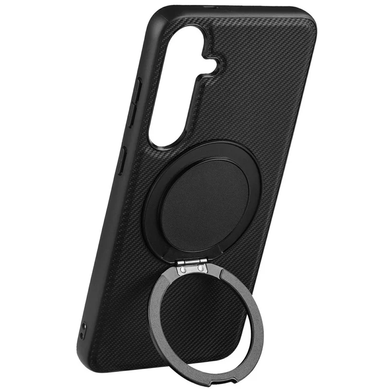 Funda magnética para Samsung Galaxy S24+ con soporte para anillo, serie TCY de VILI, cubierta trasera de PC+TPU.