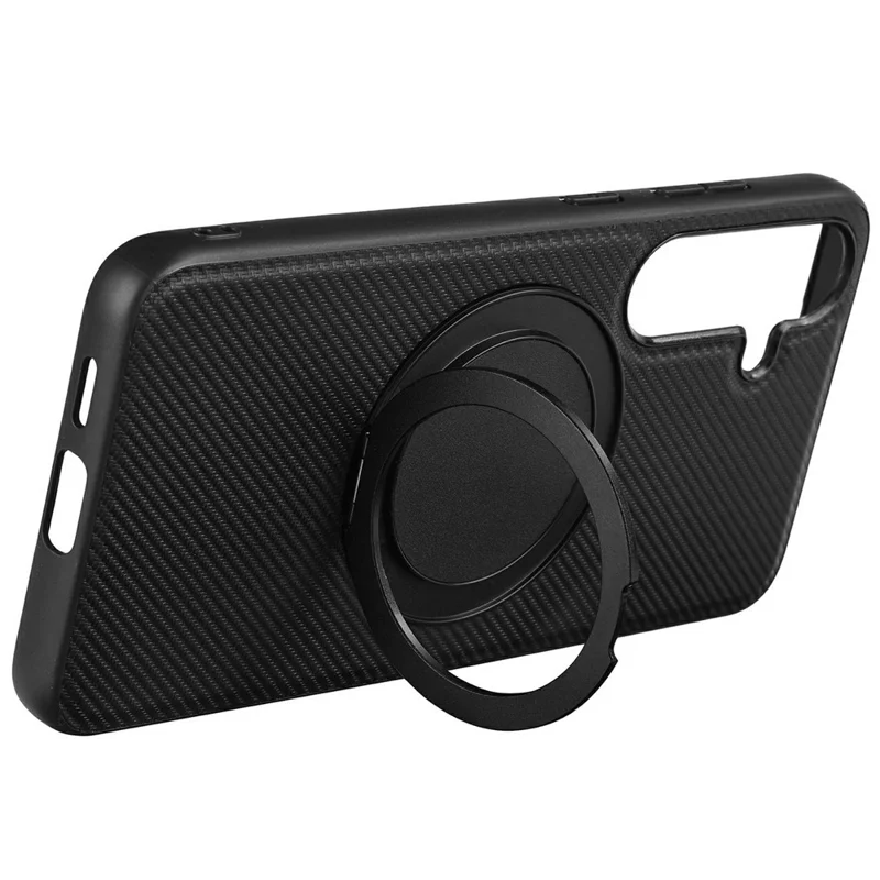 Funda magnética para Samsung Galaxy S24+ con soporte para anillo, serie TCY de VILI, cubierta trasera de PC+TPU.