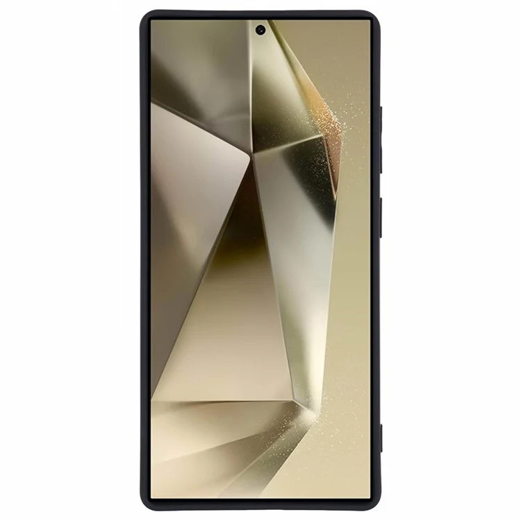 Custodia per Samsung Galaxy S25 Ultra di X-LEVEL, in TPU morbido con rivestimento in fibra anti-graffio - Nero