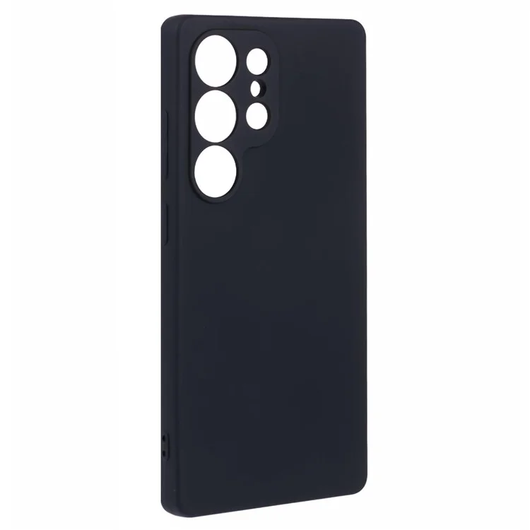 Custodia per Samsung Galaxy S25 Ultra di X-LEVEL, in TPU morbido con rivestimento in fibra anti-graffio - Nero