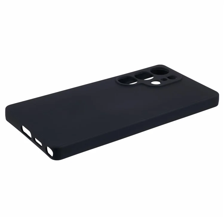 Custodia per Samsung Galaxy S25 Ultra di X-LEVEL, in TPU morbido con rivestimento in fibra anti-graffio - Nero