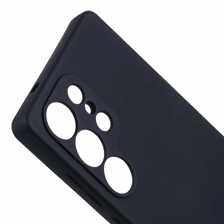 Custodia per Samsung Galaxy S25 Ultra di X-LEVEL, in TPU morbido con rivestimento in fibra anti-graffio - Nero