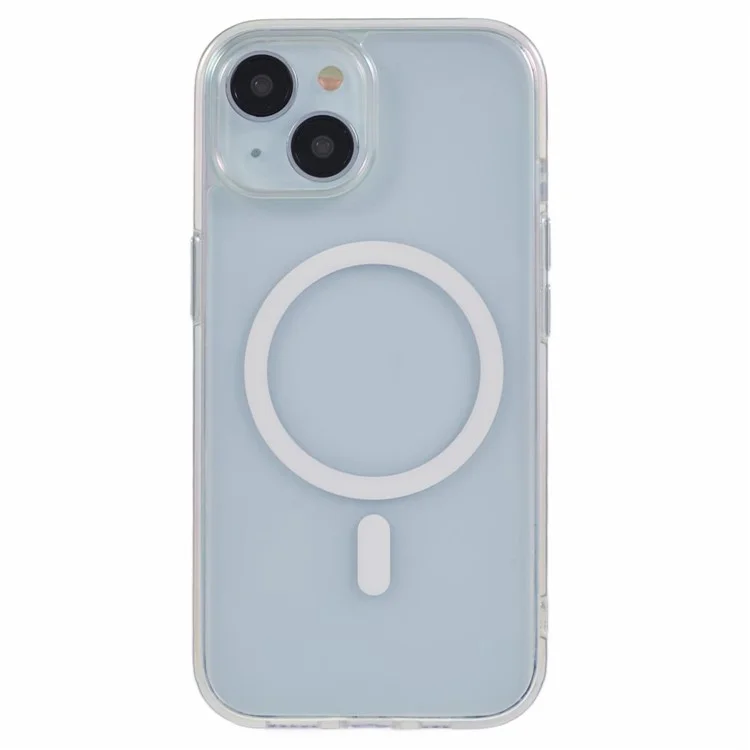 Funda para iPhone 15 compatible con MagSafe KIGC, cubierta trasera de teléfono de TPU+PC de color deslumbrante - Colorido