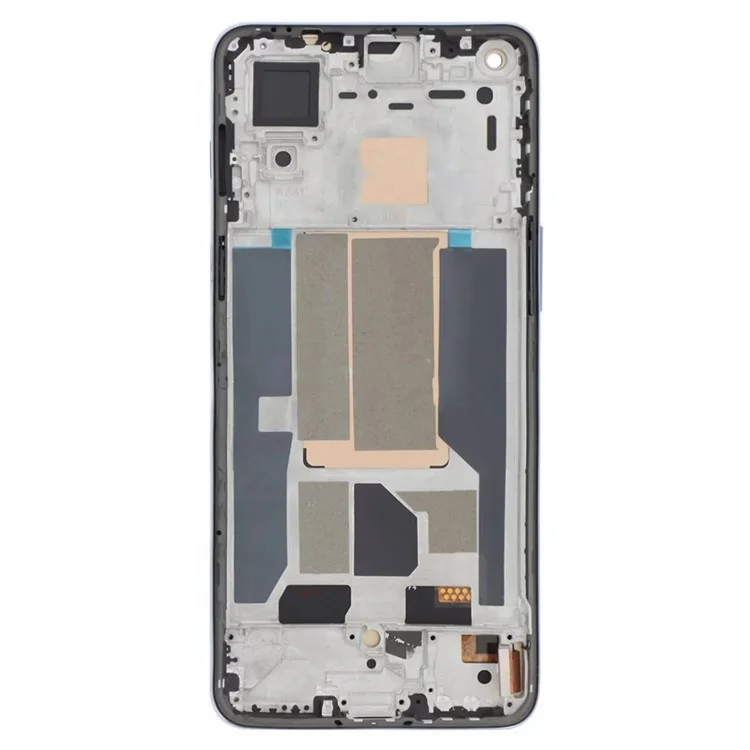 For OnePlus Nord 2 5G OEM Grade S AMOLED Screen and Digitizer Assembly + Frame (Without Logo)