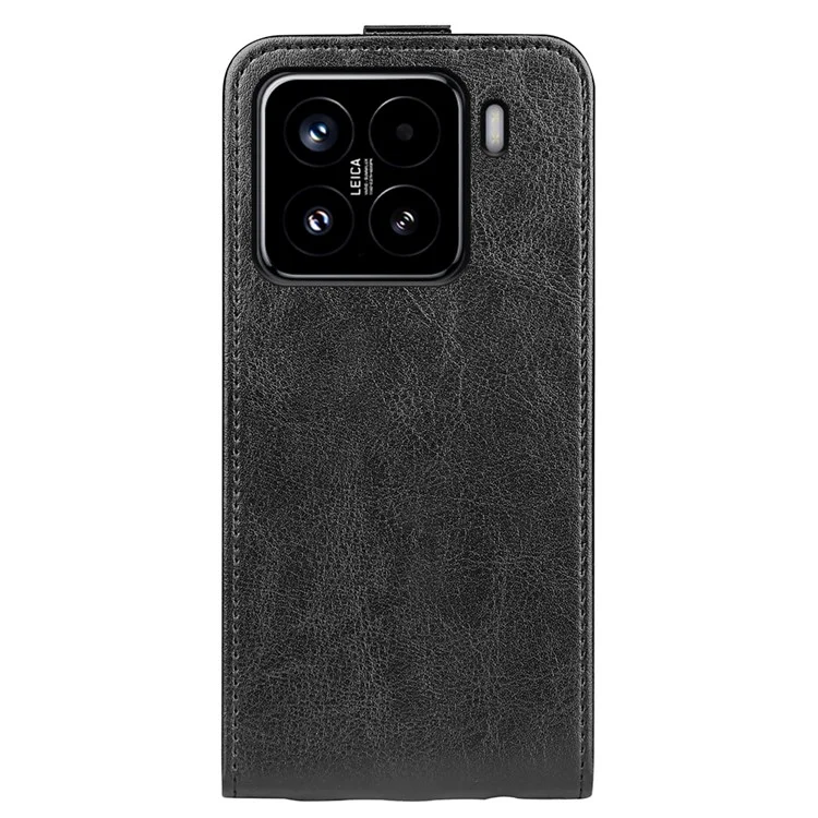 Для Xiaomi 15 Чехол с отделениями для карт Вертикальный флип Кожаный чехол для телефона - Черный