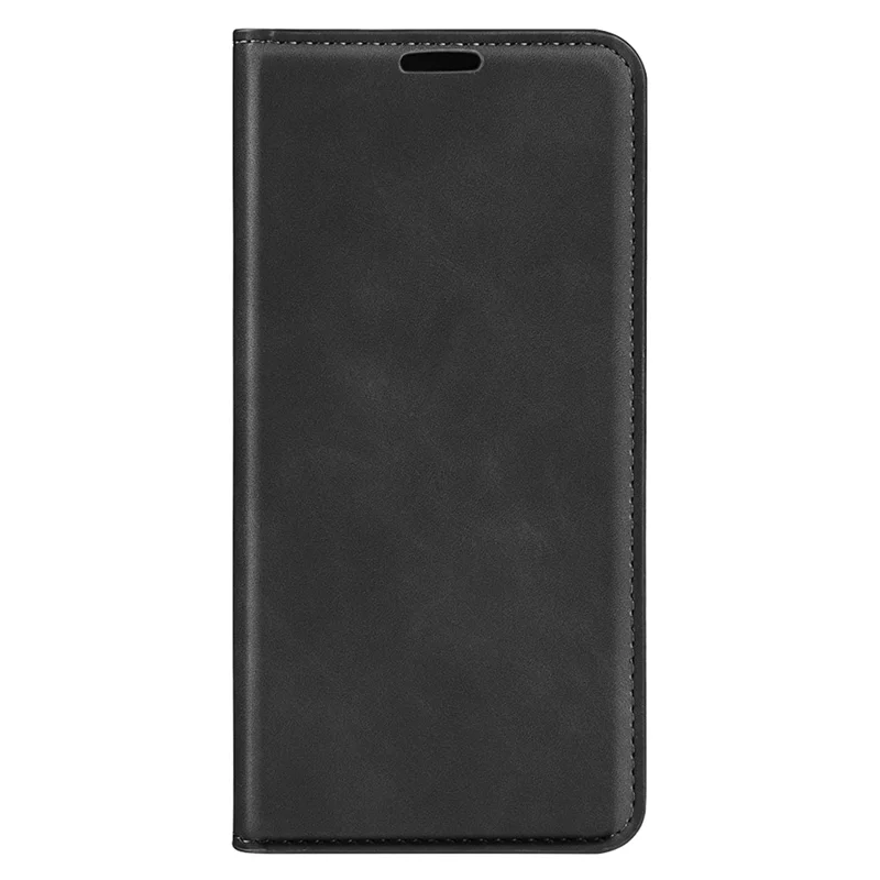 Voor Xiaomi 15 Hoesje Huid-Aanraking Leer Wallet Telefoonhoes - Zwart