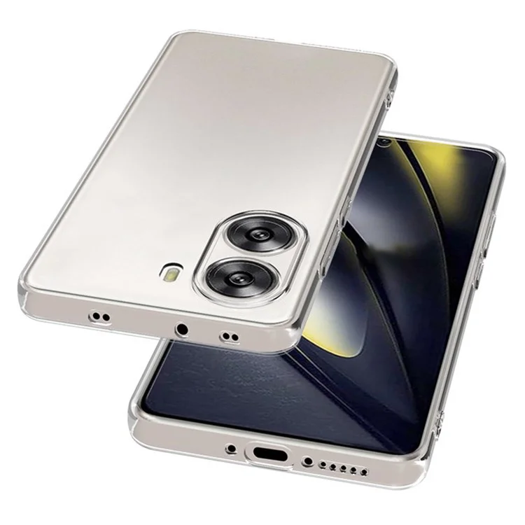 Для Xiaomi Poco X7 Pro 5G прозрачный чехол для телефона, ультратонкий и гибкий TPU чехол на заднюю панель