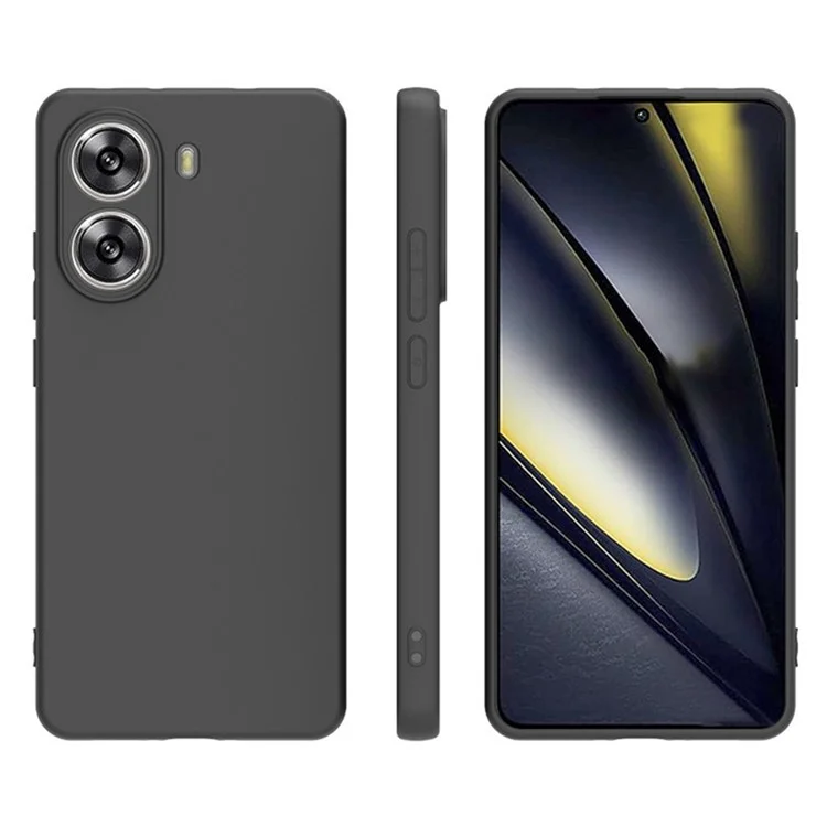 Funda para Xiaomi Poco X7 Pro 5G, fina, de TPU mate y suave