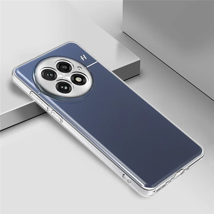 Coque de téléphone transparente ultra fine et flexible en TPU pour OnePlus 13