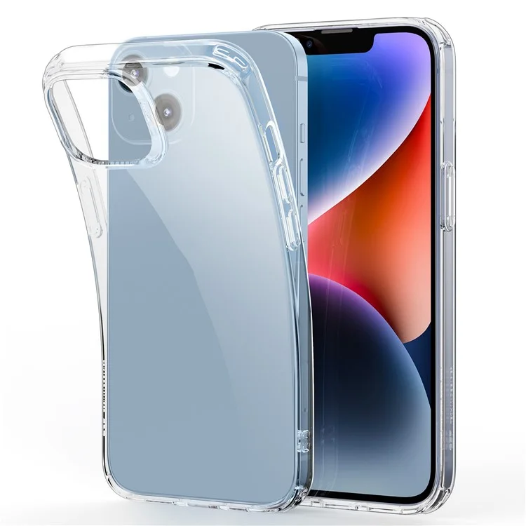 ESR Project Zero Series for iPhone 14 Plus Ultra-thin Soft TPU Case Transparent Anti-drop Anti-scratch Cover