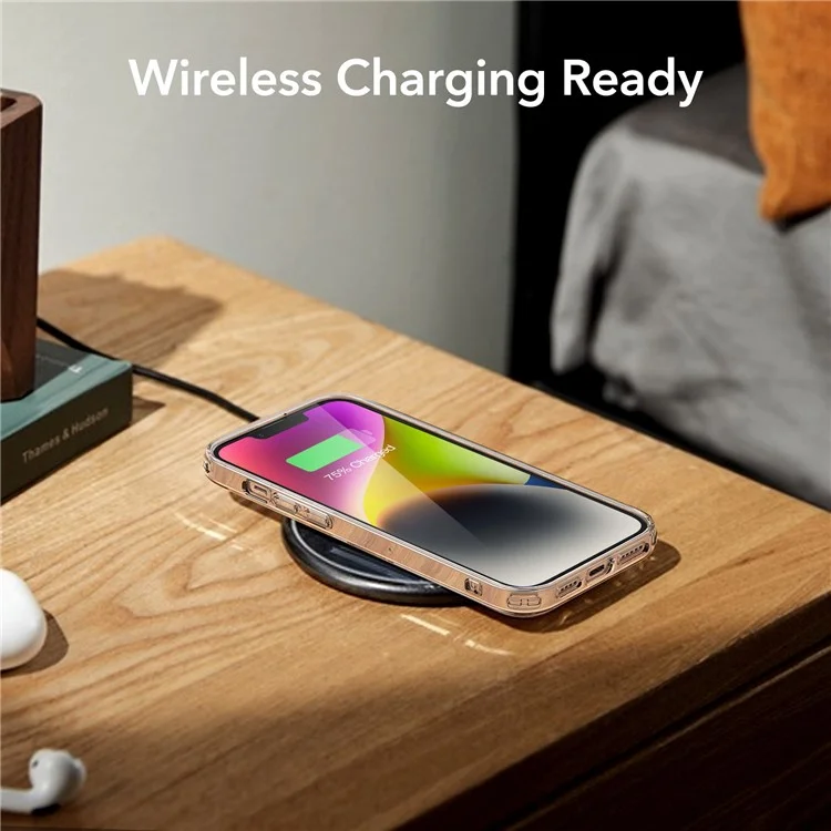 ESR Project Zero Series for iPhone 14 Plus Ultra-thin Soft TPU Case Transparent Anti-drop Anti-scratch Cover