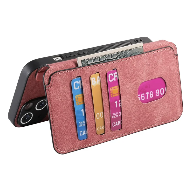 CASENEO MW-03 For Xiaomi 15 Pro Case with Detachable Wallet Leather+TPU Phone Cover  - Pink