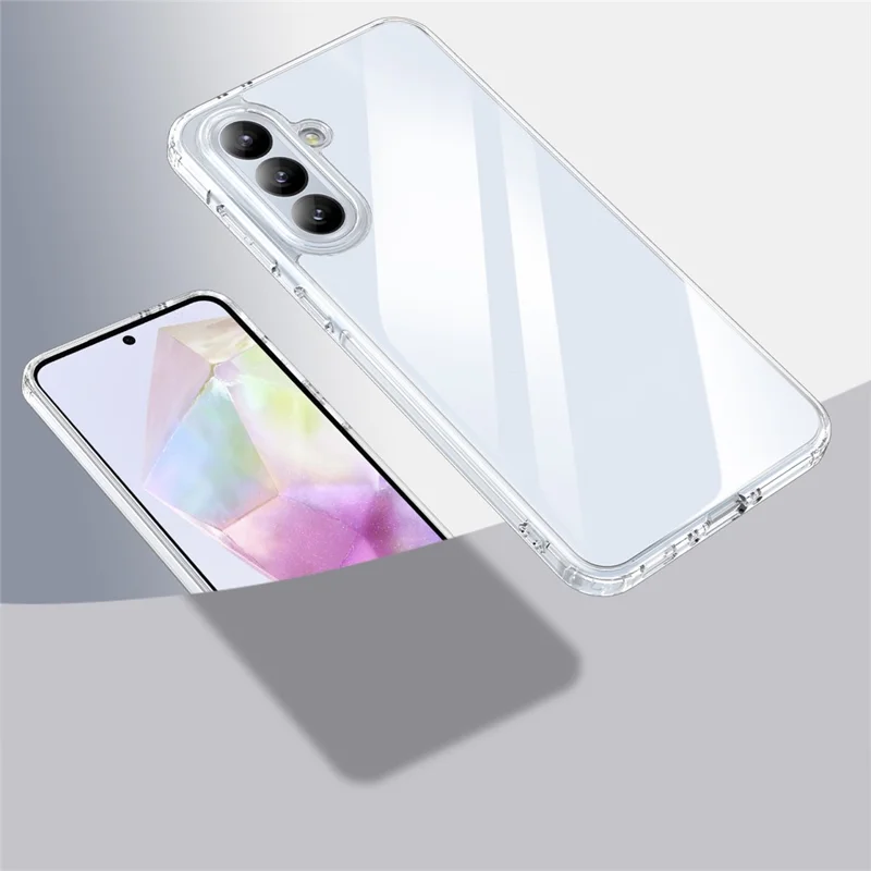 Чехол для Samsung Galaxy A36 5G, PC+TPU, с воздушной подушкой безопасности - прозрачный