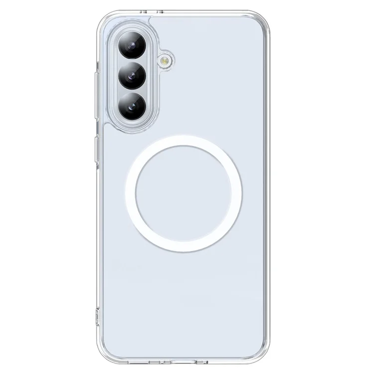 Оптовая закупка чехла для Samsung Galaxy A36 5G, совместимого с MagSafe, с устойчивым к царапинам корпусом из ПК+ТПУ - прозрачный