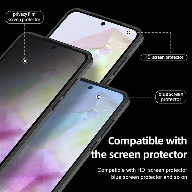 Оптовая закупка чехла для Samsung Galaxy A36 5G, совместимого с MagSafe, с устойчивым к царапинам корпусом из ПК+ТПУ - прозрачный