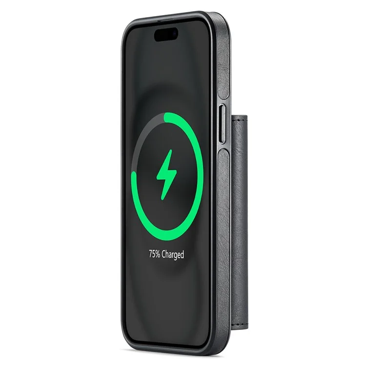 MAGKING K2 Serie Hülle für iPhone 13 kompatibel mit MagSafe PC+TPU+PU Handyhülle - Schwarz