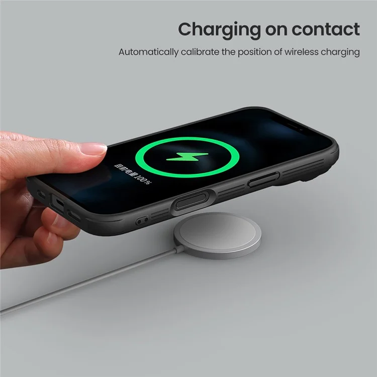 Capa NILLKIN Camshield Prop Series para iPhone 16 Pro Compatível com MagSafe Capa de telefone TPU+PC com moldura de lente