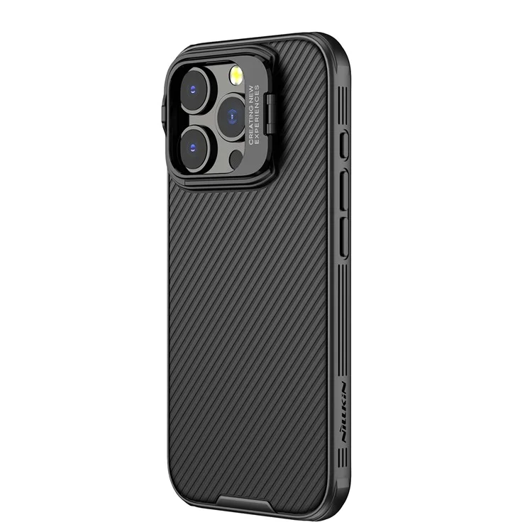 Capa NILLKIN Camshield Prop Series para iPhone 16 Pro Compatível com MagSafe Capa de telefone TPU+PC com moldura de lente