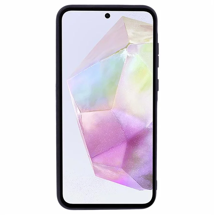 Funda para Samsung Galaxy S25 de la serie Bojue-3 de X-LEVEL, con revestimiento de cuero y cubierta trasera de PC+TPU - Negro