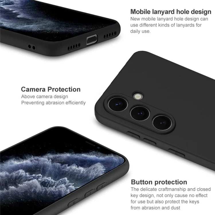 Coque de protection IMAK UC-3 pour Samsung Galaxy S25, finition mate anti-traces de doigts en TPU souple