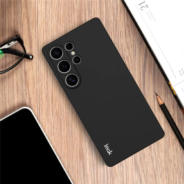 Coque pour Samsung Galaxy S25 Ultra de la série IMAK UC-3, mate, anti-traces de doigts, en TPU souple.