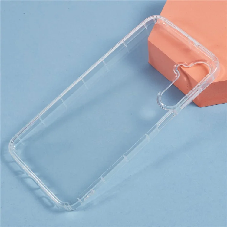 Für Samsung Galaxy A16 4G / 5G transparente TPU-Abdeckung Handyhülle mit Airbag-Schutz (großes Loch für die Hauptkamera)