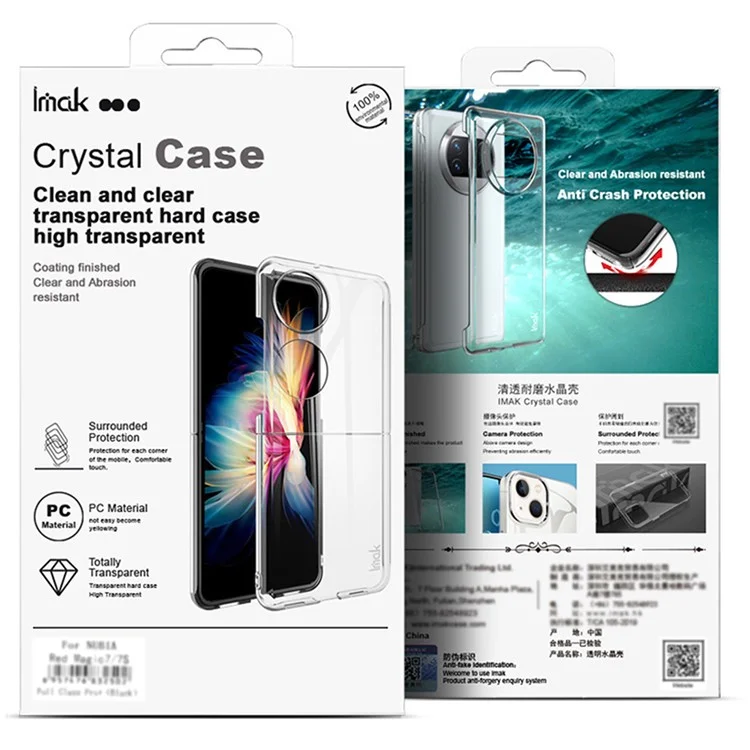 Прозрачный защитный чехол из поликарбоната IMAK Crystal Case II Pro для телефона Nothing CMF Phone 1