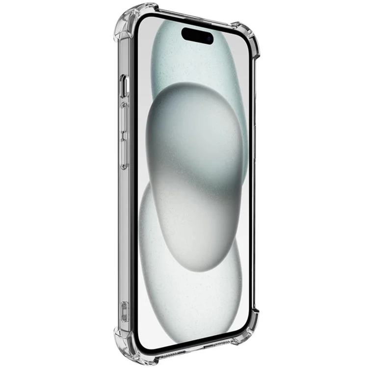 Чехол IMAK UX-4 для iPhone 15, прямоугольная рамка, защита от ударов, прозрачный ТПУ-чехол