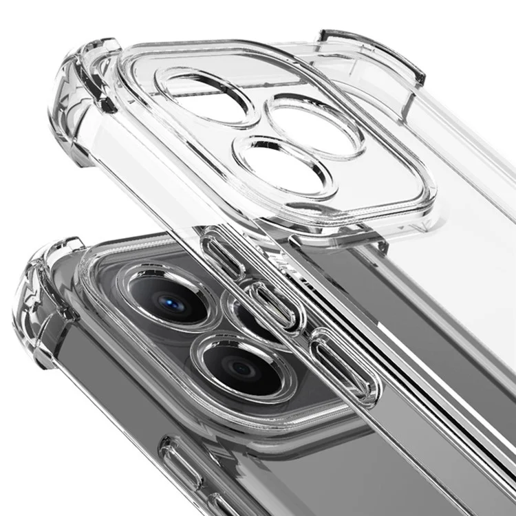 Чехол IMAK UX-4 для iPhone 15, прямоугольная рамка, защита от ударов, прозрачный ТПУ-чехол