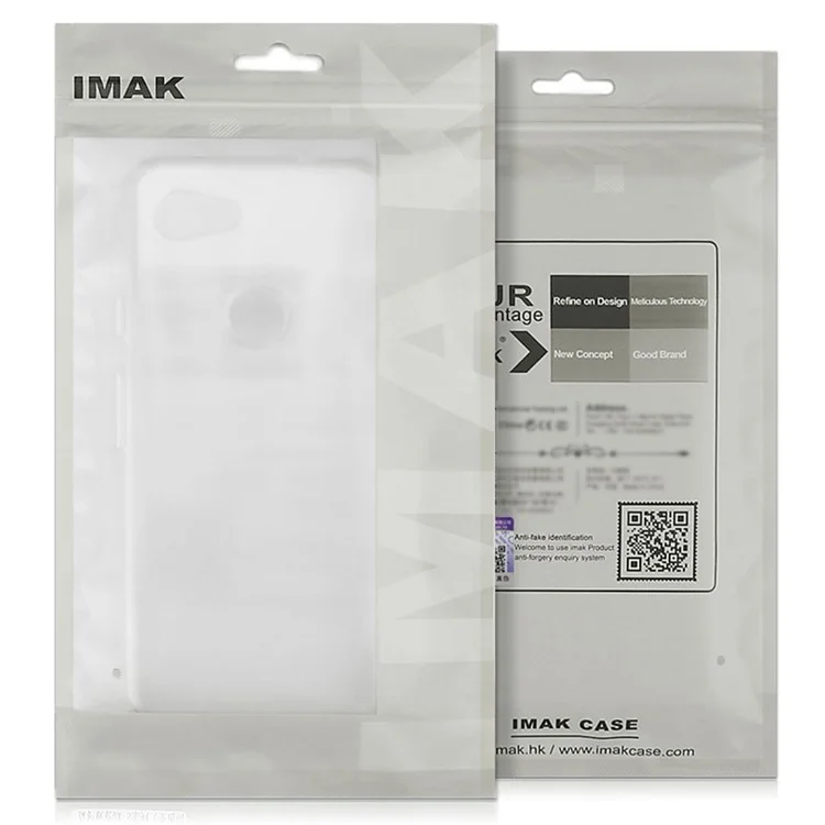Чехол IMAK UX-4 для iPhone 15, прямоугольная рамка, защита от ударов, прозрачный ТПУ-чехол