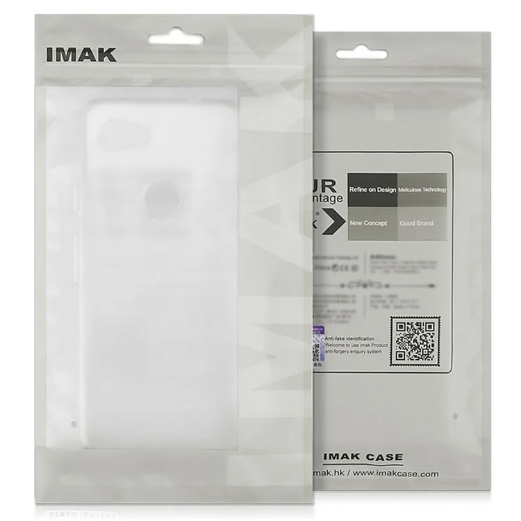 IMAK UX-4 чехол для iPhone 15 Pro прямоугольная рамка, четыре угла, ударопрочный, прозрачный ТПУ чехол