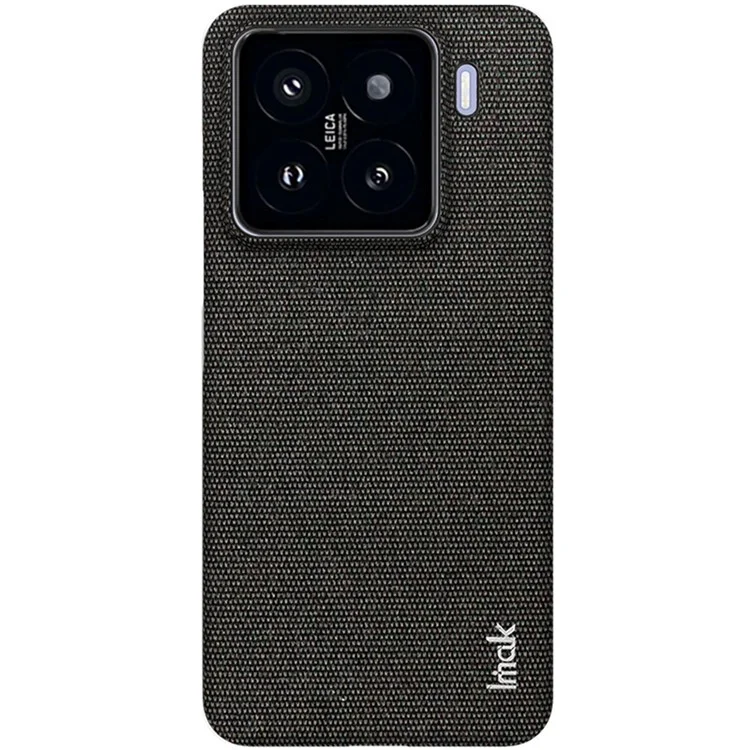 Funda IMAK Ruiyi Series para Xiaomi 15 / 15 Custom Edition Clásica textura de tela de cuero + PC - Negro