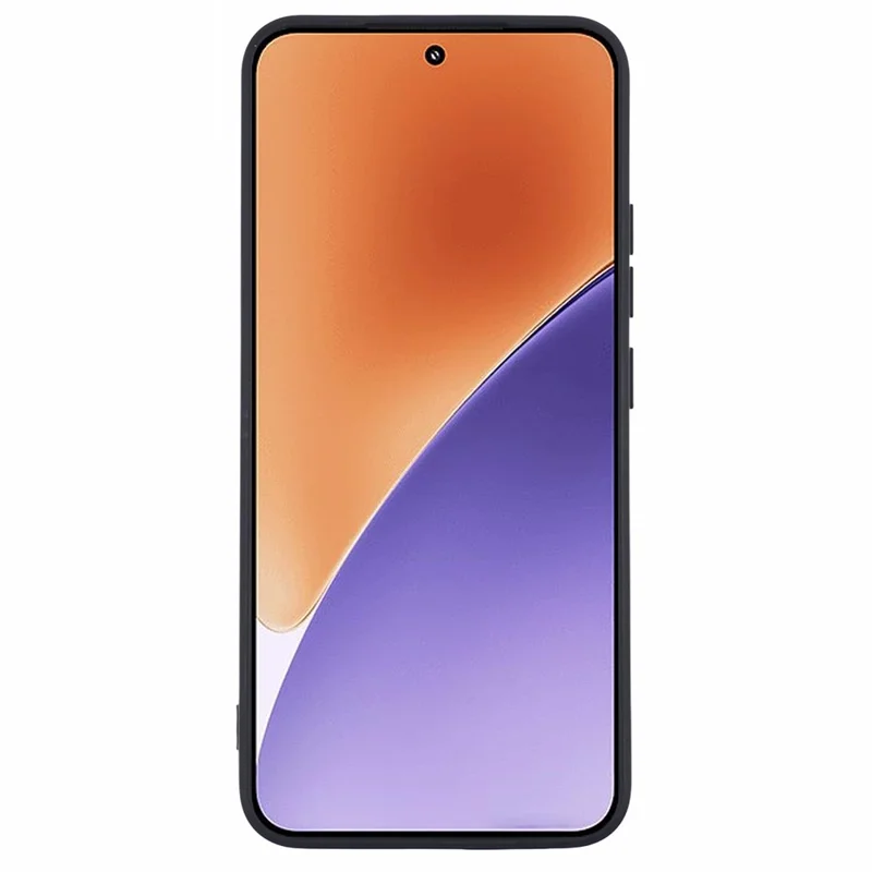 Capa para Xiaomi 15 de TPU com parte traseira macia, revestimento anti-arranhões e fibra - Preta