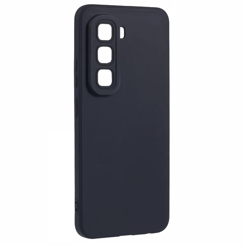 Funda para Infinix Hot 50 Pro 4G, cortes precisos, borde recto, TPU a prueba de golpes - Negro