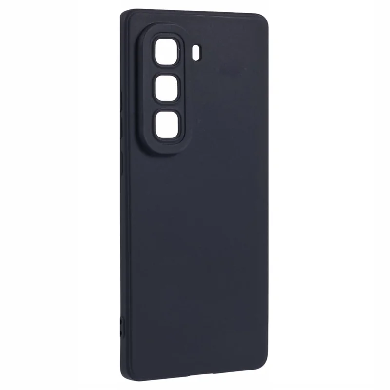 Funda para Infinix Hot 50 Pro+ 4G, cortes precisos, borde recto, TPU a prueba de golpes - Negro