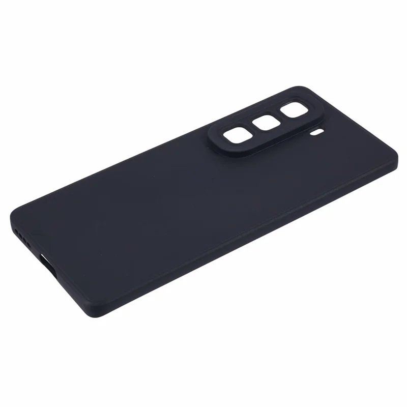 Funda para Infinix Hot 50 Pro+ 4G, cortes precisos, borde recto, TPU a prueba de golpes - Negro