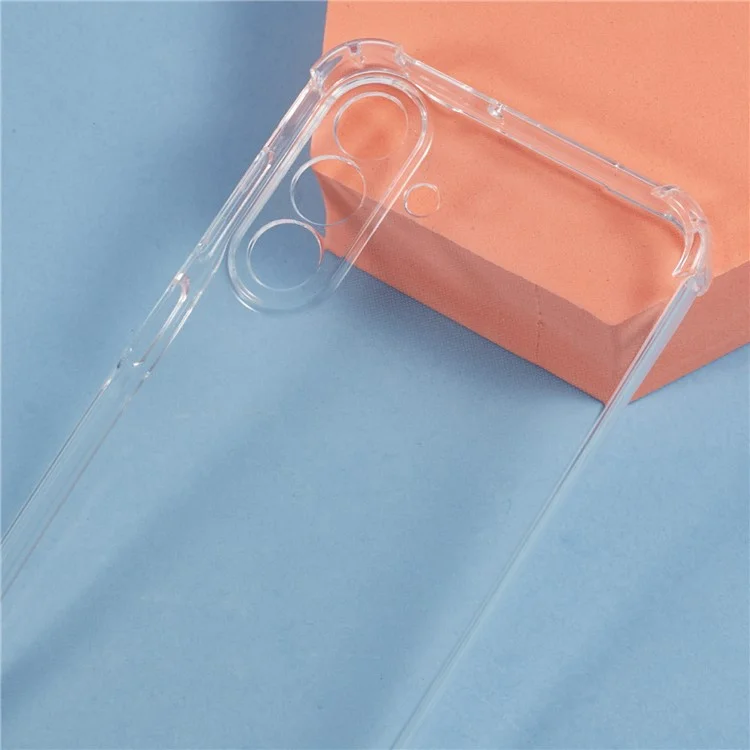 Funda para Samsung Galaxy A26 5G Reforzada en las esquinas Cubierta de teléfono TPU transparente con cordón