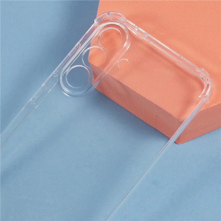 Funda para Samsung Galaxy A56 5G, reforzada en las esquinas, de TPU transparente, con cordón