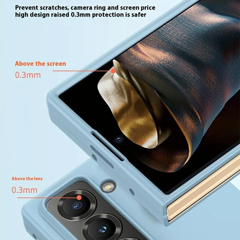 For Samsung Galaxy Z Fold Special / W25 Case Skin-touch Hard PC Phone Cover - White