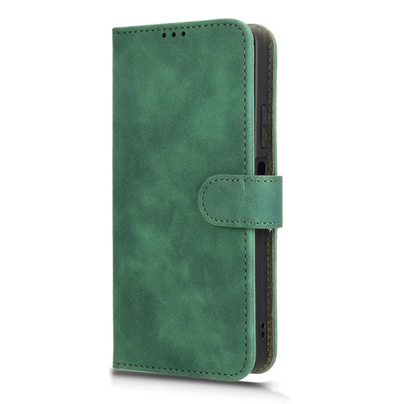 For Ulefone Note 20 Pro Leather Case Skin-Feel Anti-Drop Wallet Flip Phone Cover - Green