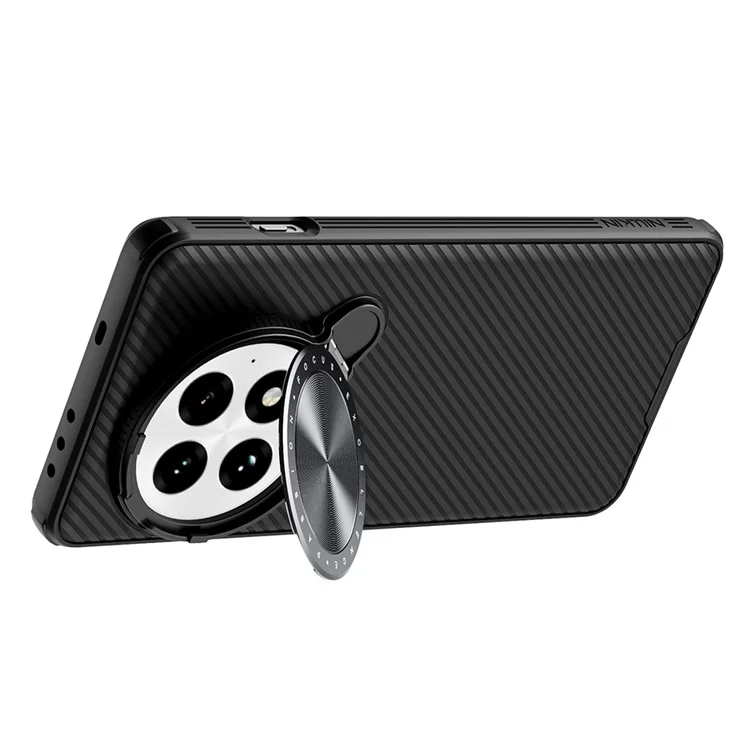 NILLKIN Camshield Prop Series Hülle für OnePlus 13 mit Kameraschutz aus PC + TPU - Schwarz