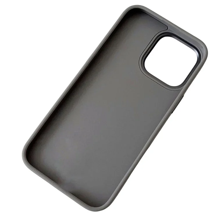 For iPhone 16 Pro E Ink Phone Case 4-Color Screen, DIY Wireless NFC Photo Display - Blue
