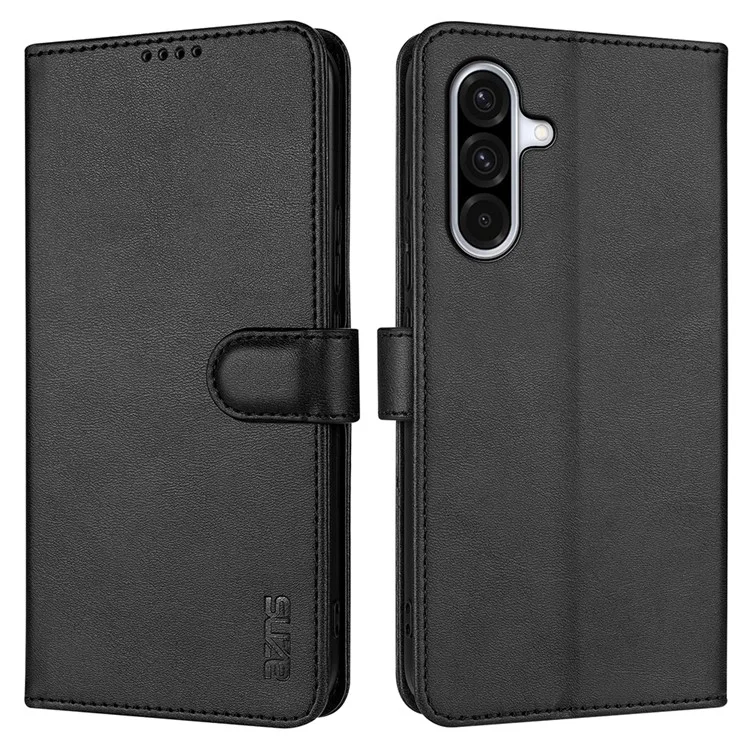 Custodia in pelle sintetica per Samsung Galaxy A36 5G - Nero