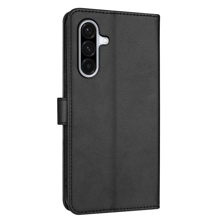 Custodia in pelle sintetica per Samsung Galaxy A36 5G - Nero
