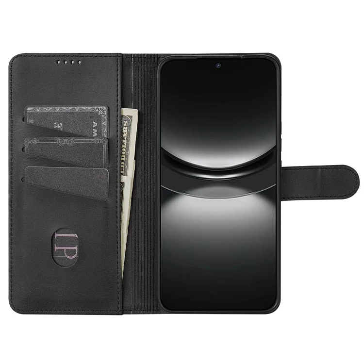 Custodia in pelle sintetica per Samsung Galaxy A36 5G - Nero