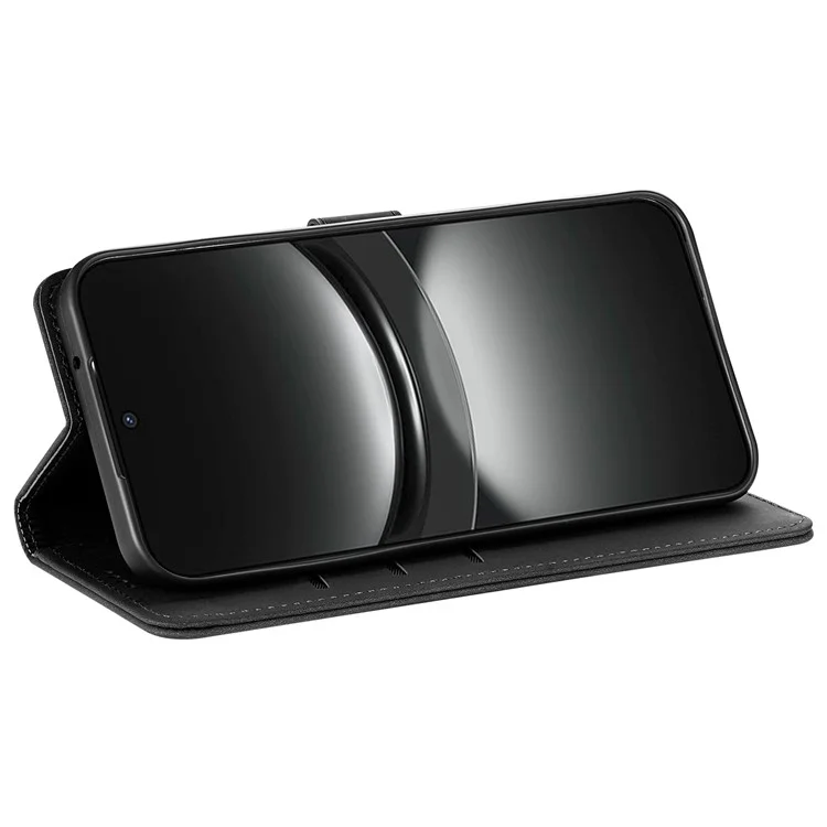 Custodia in pelle sintetica per Samsung Galaxy A36 5G - Nero